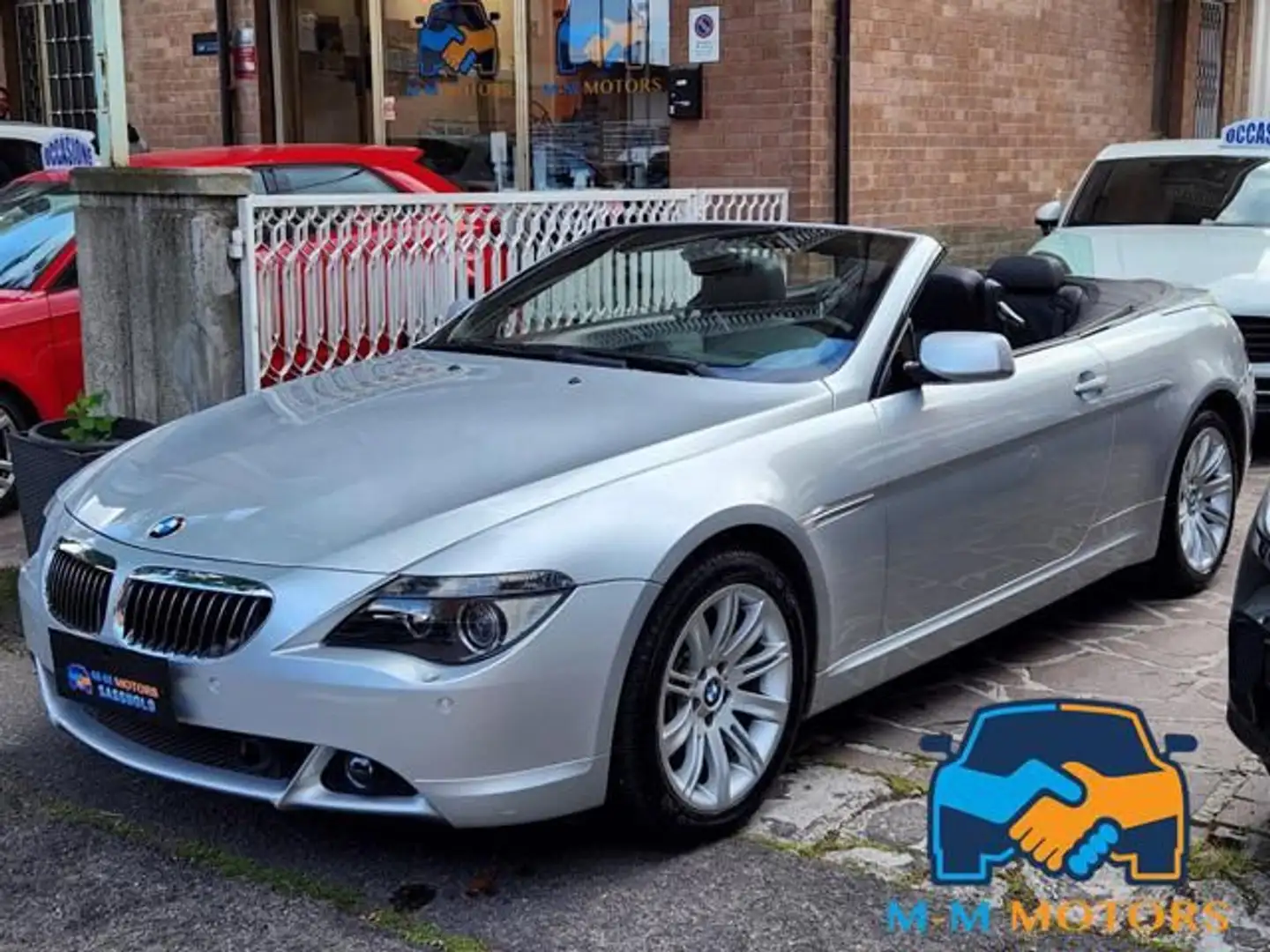 BMW 650 i cat Cabrio UNICA TAGLIANDI BMW Gris - 1