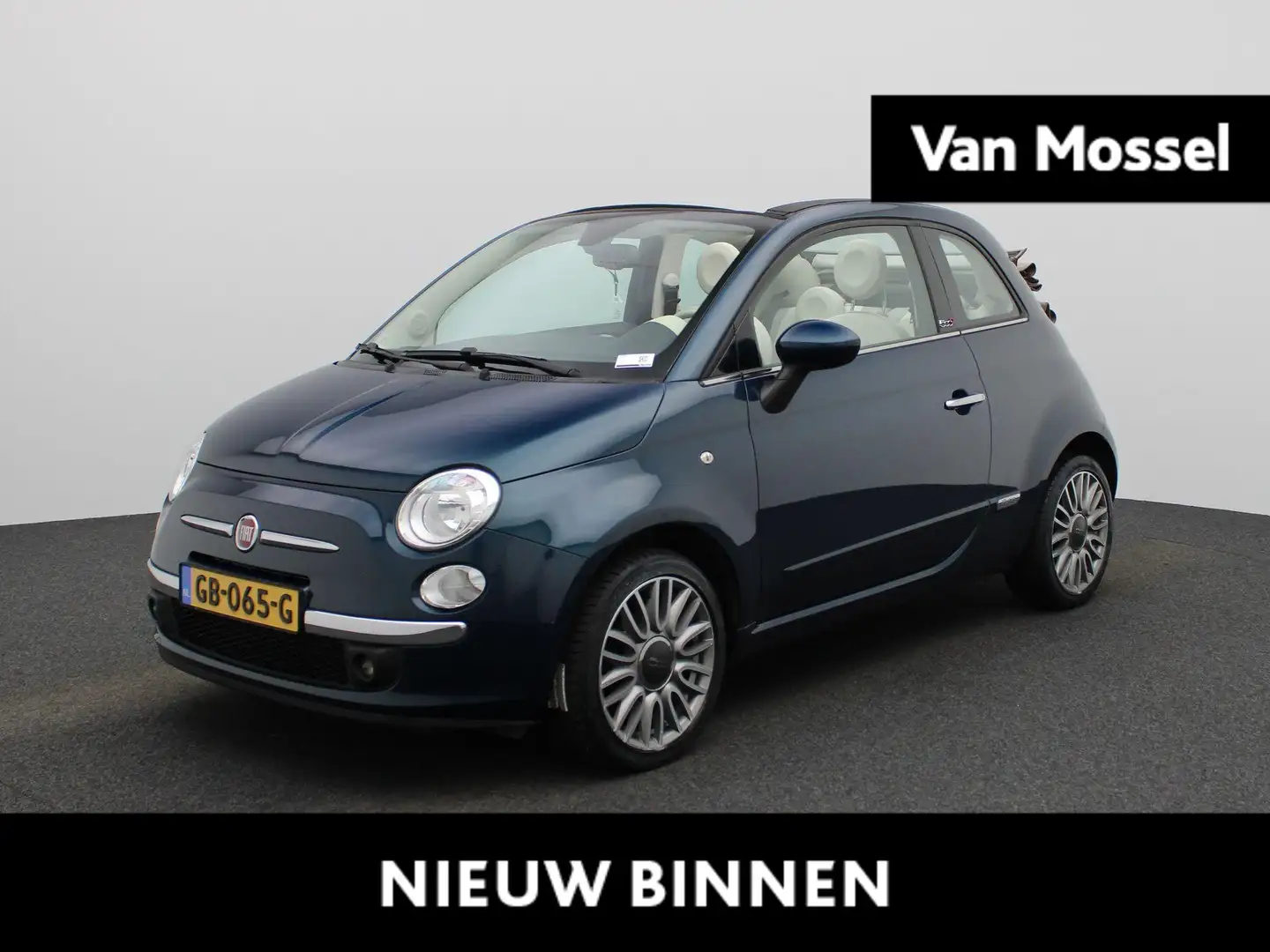 Fiat 500C 1.2 Lounge | Climate Control | Lichtmetalen Velgen Bleu - 1