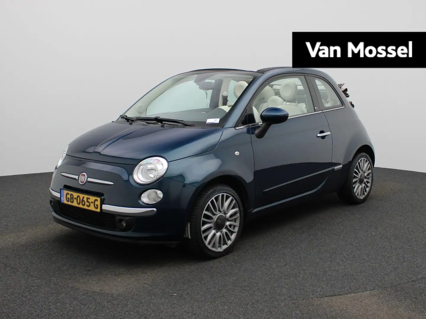 Fiat 500C 1.2 Lounge | Climate Control | Lichtmetalen Velgen Blauw - 1