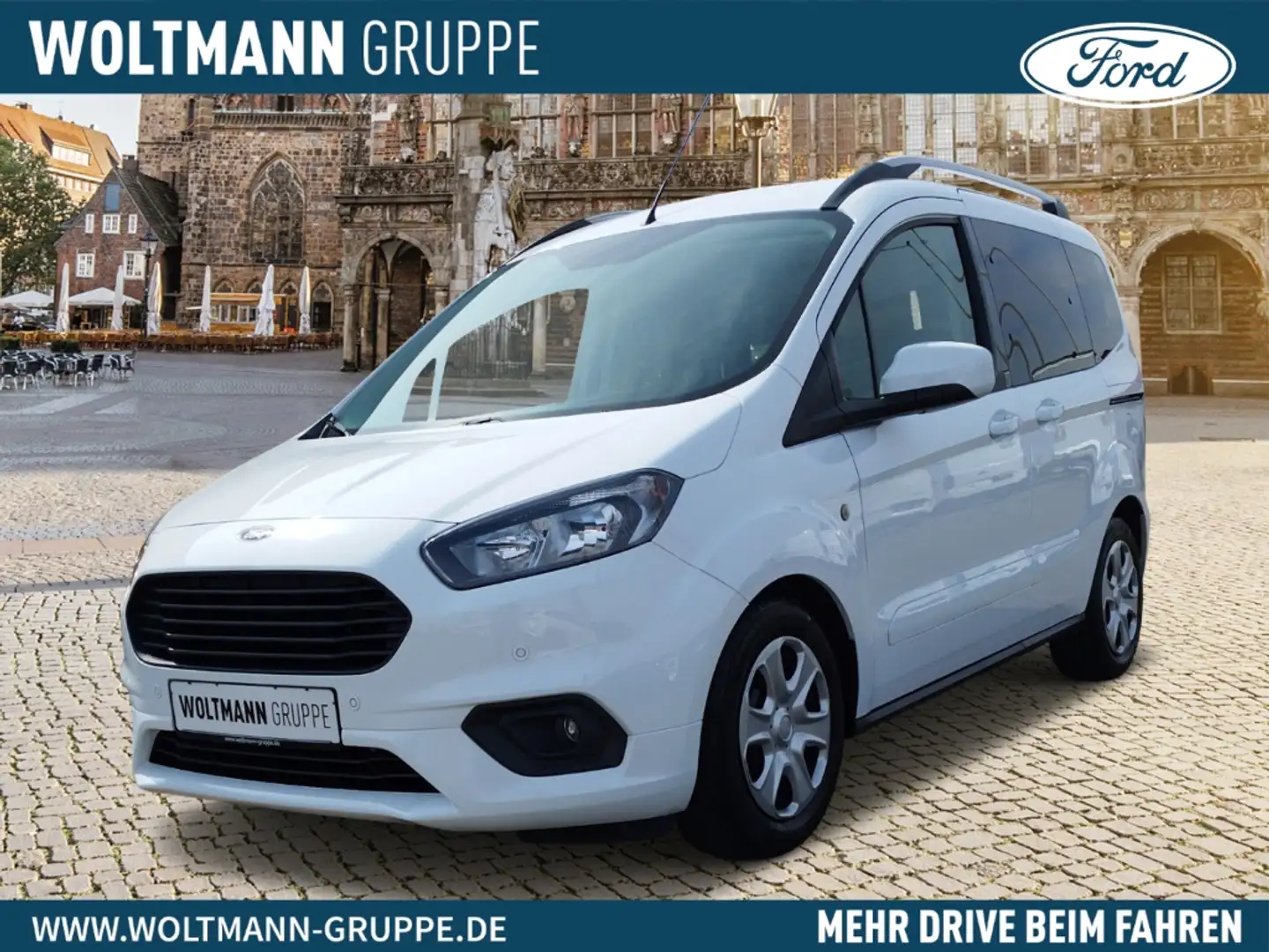Ford Tourneo Courier Trend 1.5 TDCi  Apple CarPlay Android Auto DAB SHZ Weiß - 1