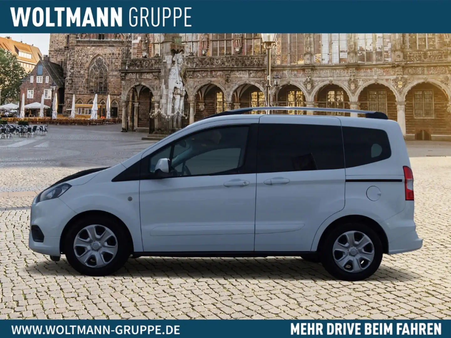 Ford Tourneo Courier Trend 1.5 TDCi  Apple CarPlay Android Auto DAB SHZ Weiß - 2