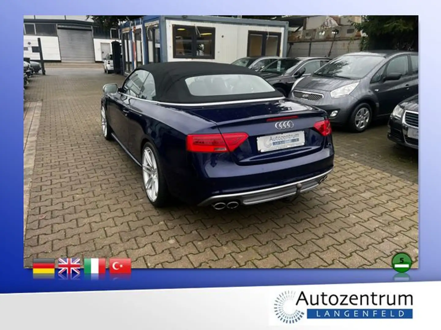 Audi S5 Cabriolet 3.0 TFSI quattro S-tronic *AHK*20"* Blau - 2