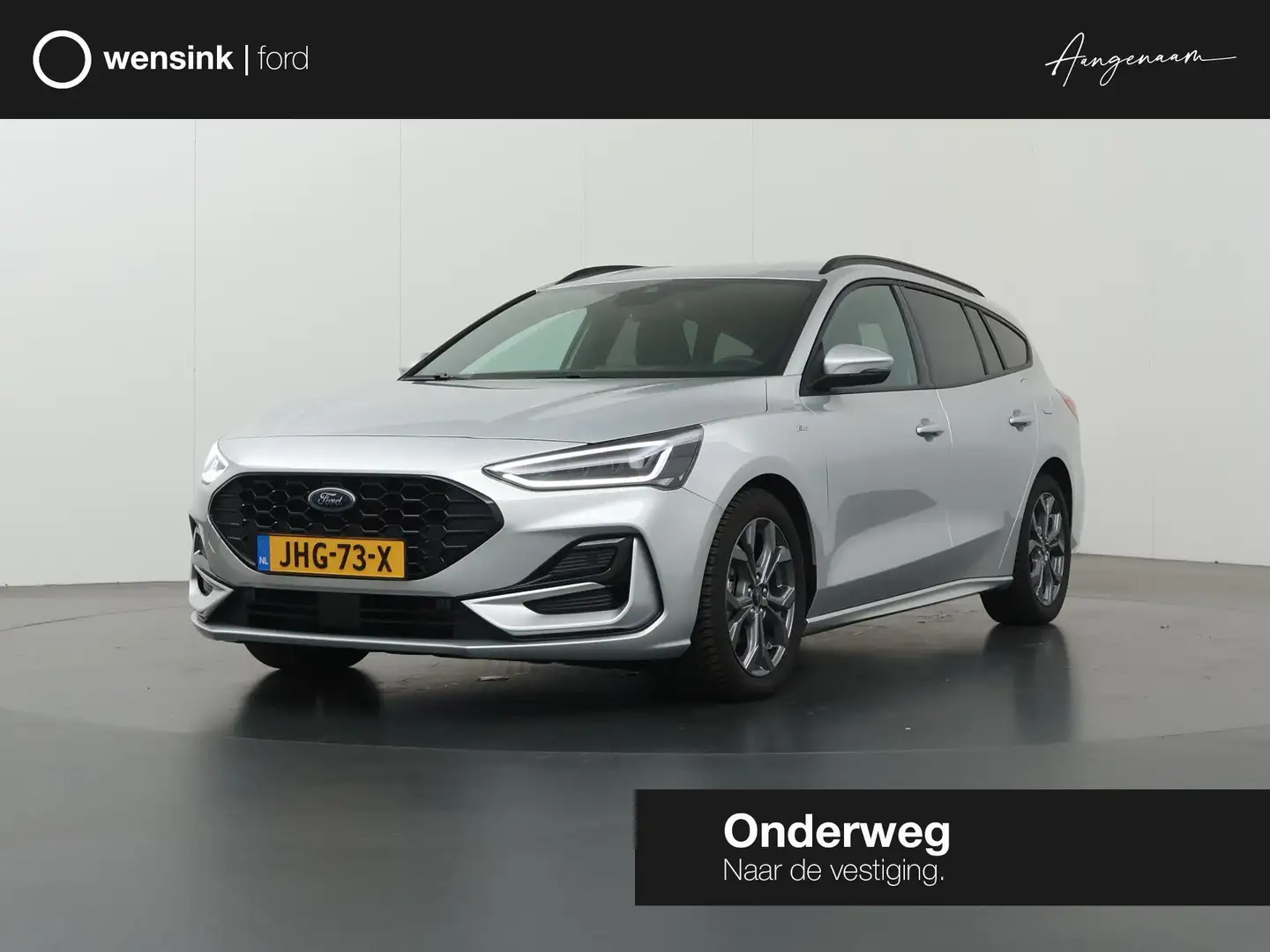 Ford Focus Wagon 1.0 EcoBoost Hybrid ST Line | Winterpakket | Grijs - 1
