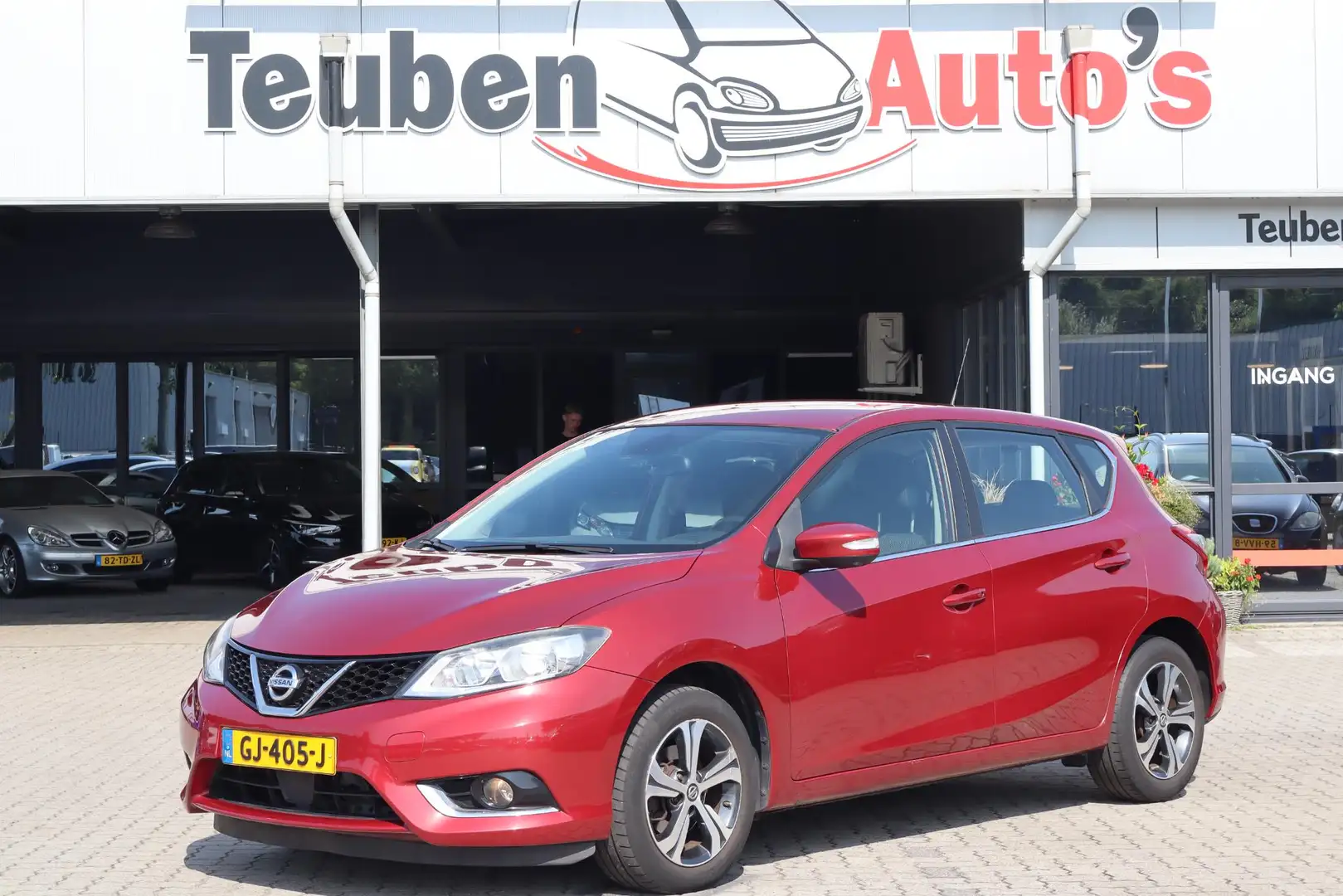 Nissan Pulsar 1.2 DIG-T Business Edition Climate control, Naviga Rood - 1