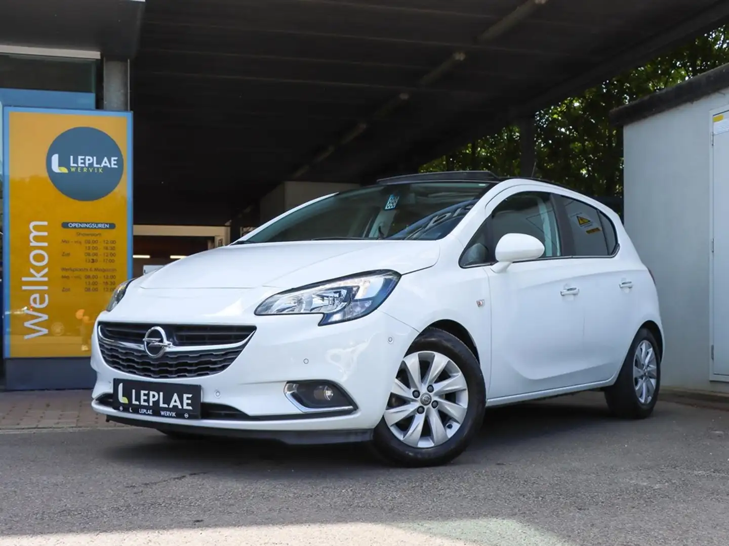 Opel Corsa COSMO 5D 1.4 AUTOMAAT 90PK|ELEK. SCHUIFDAK|NAVI|SE Blanc - 2