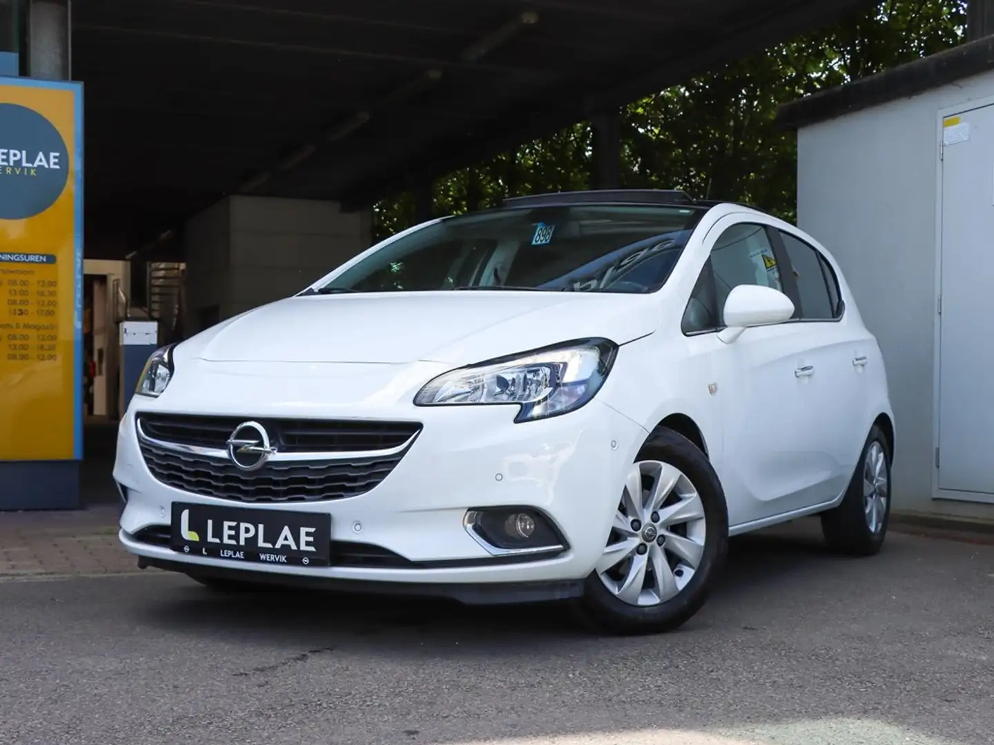 Opel Corsa COSMO 5D 1.4 AUTOMAAT 90PK|ELEK. SCHUIFDAK|NAVI|SE Blanc - 1