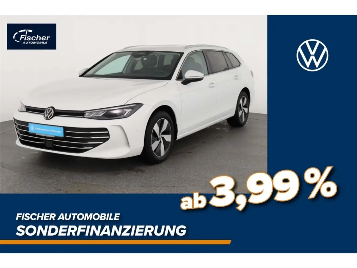 Volkswagen Passat 1.5 eTSI Business DSG AHK/NAV/LED/RFK/SH Weiß - 1