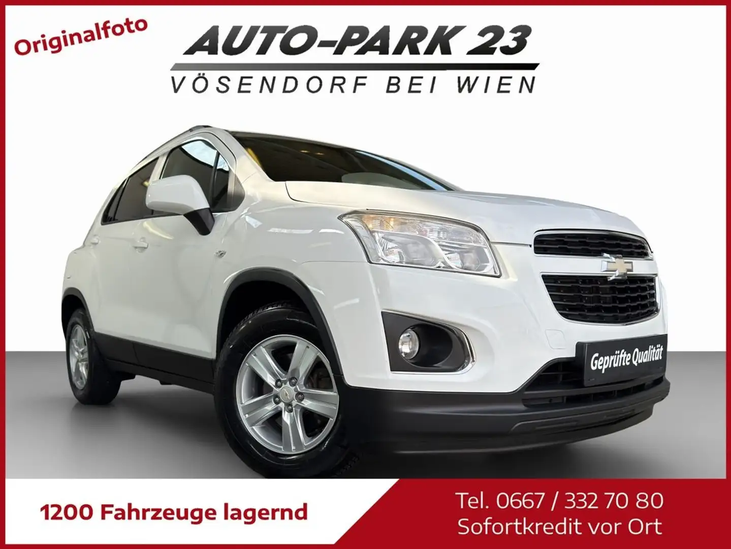 Chevrolet Trax 1,7 TD LS+**NEUES-PICKERL 1/2027*GARANTIE*MOD2014 Weiß - 1