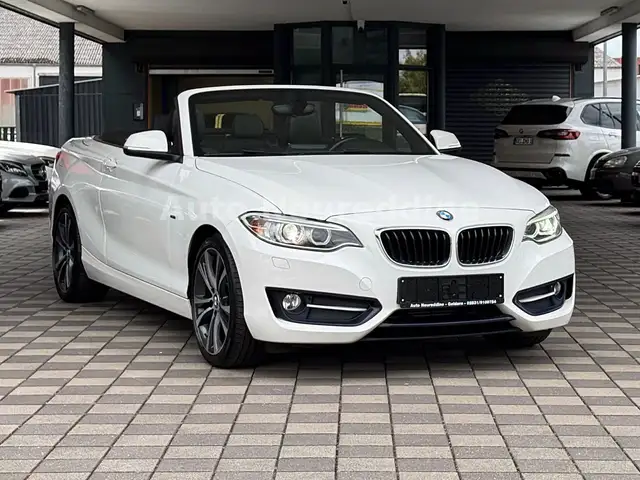 BMW 220 i Cabrio Sport Line*Deutsch*Leder*Navi*Xenon*