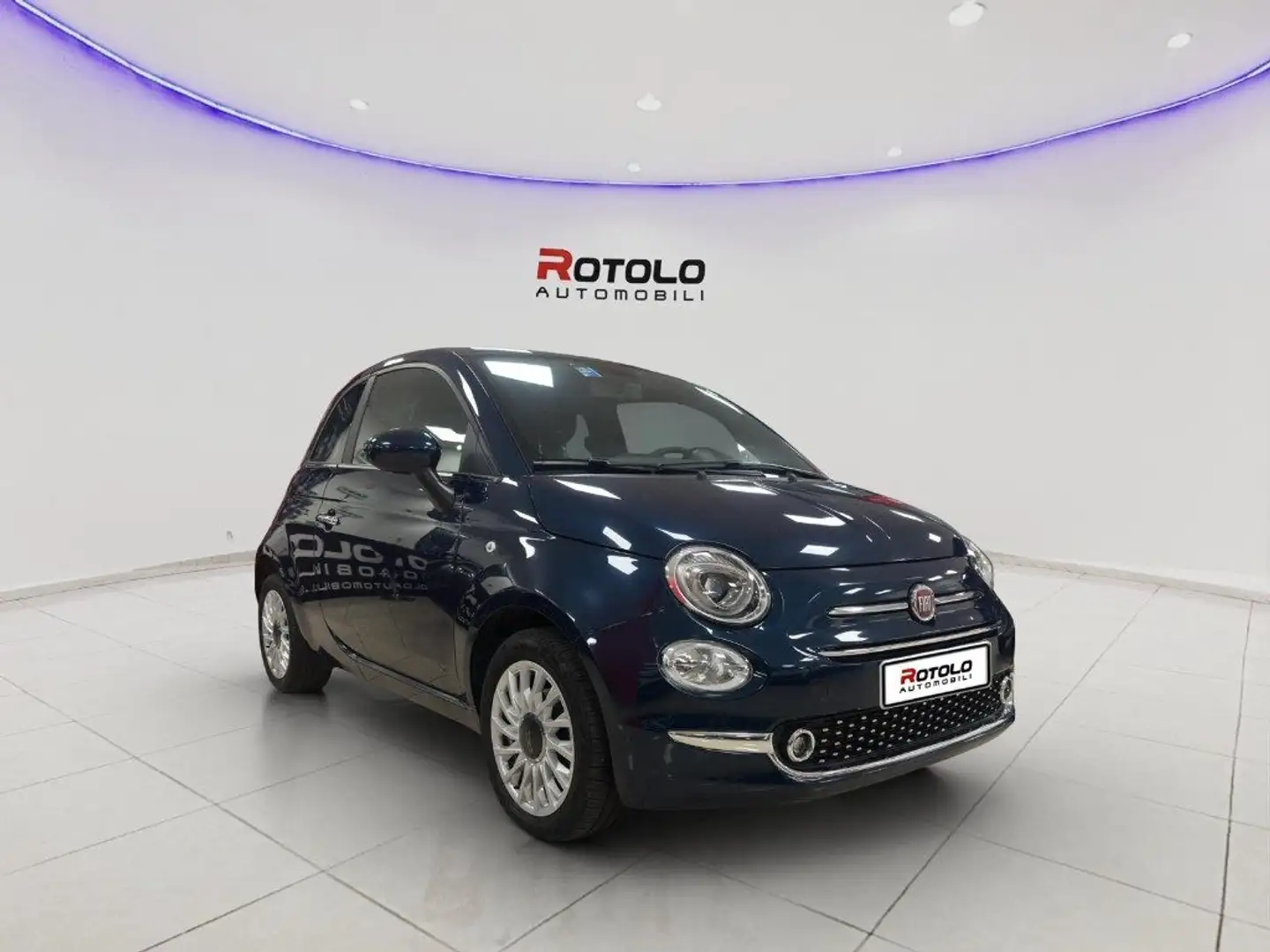 Fiat 500 1.0 Hybrid Dolcevita Modrá - 1