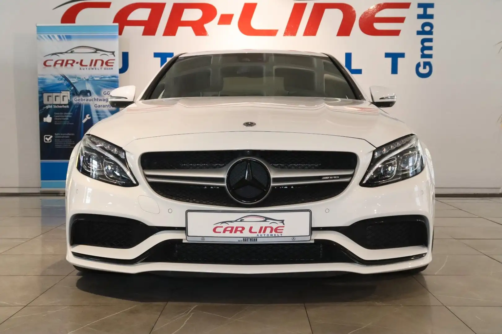 Mercedes-Benz C 63 AMG Lim. *Erst 99tkm*Automatik*LED*Navi* Blanc - 2