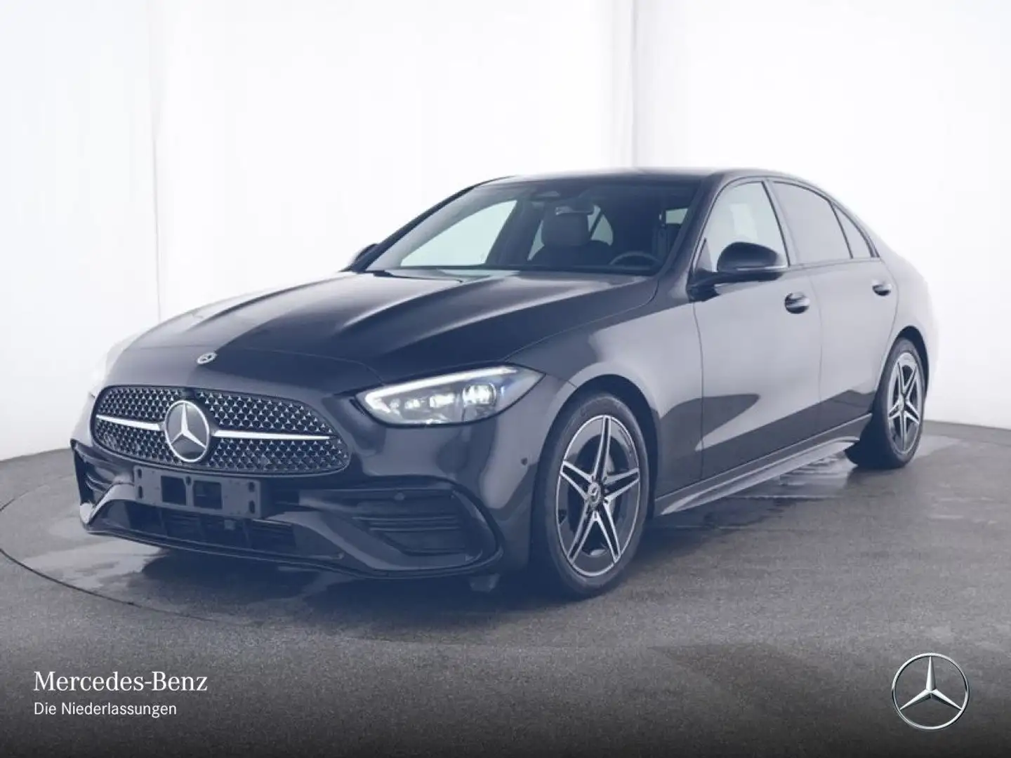Mercedes-Benz C 180 AMG+NIGHT+PANO+KAMERA+KEYLESS+9G Zwart - 2