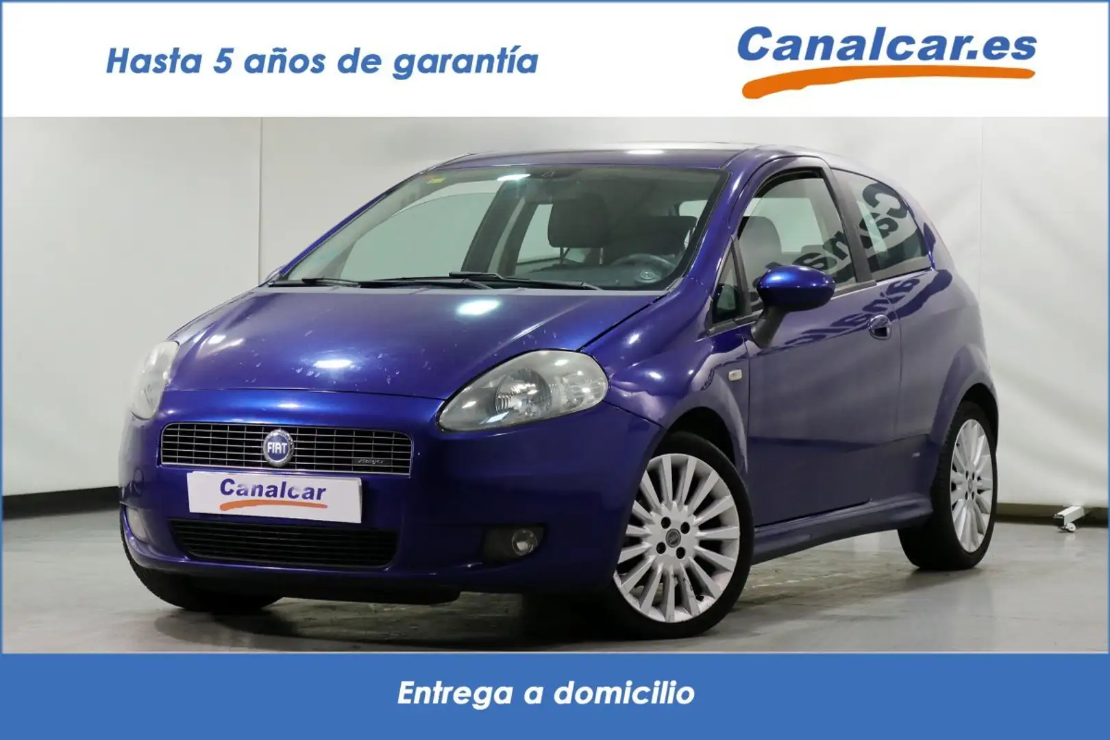 Fiat Grande Punto 1.4 Sport 95 Azul - 1