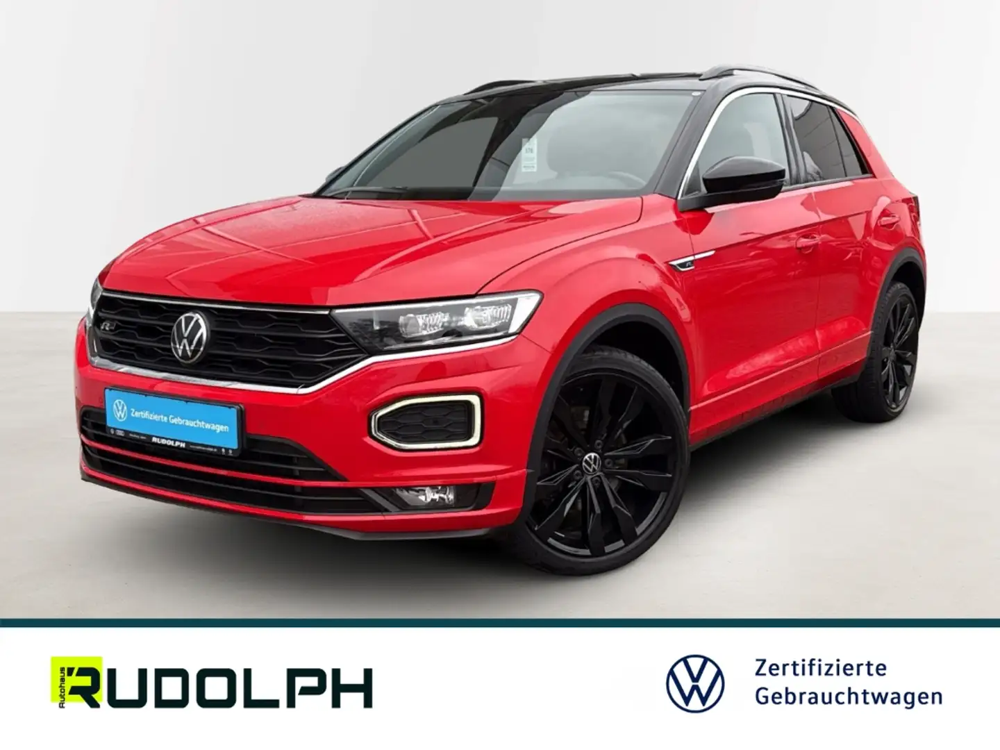 Volkswagen T-Roc Sport 2.0 TDI 7-Gang-DSG LED Navi AHK SHZ ACC Fern Rot - 1