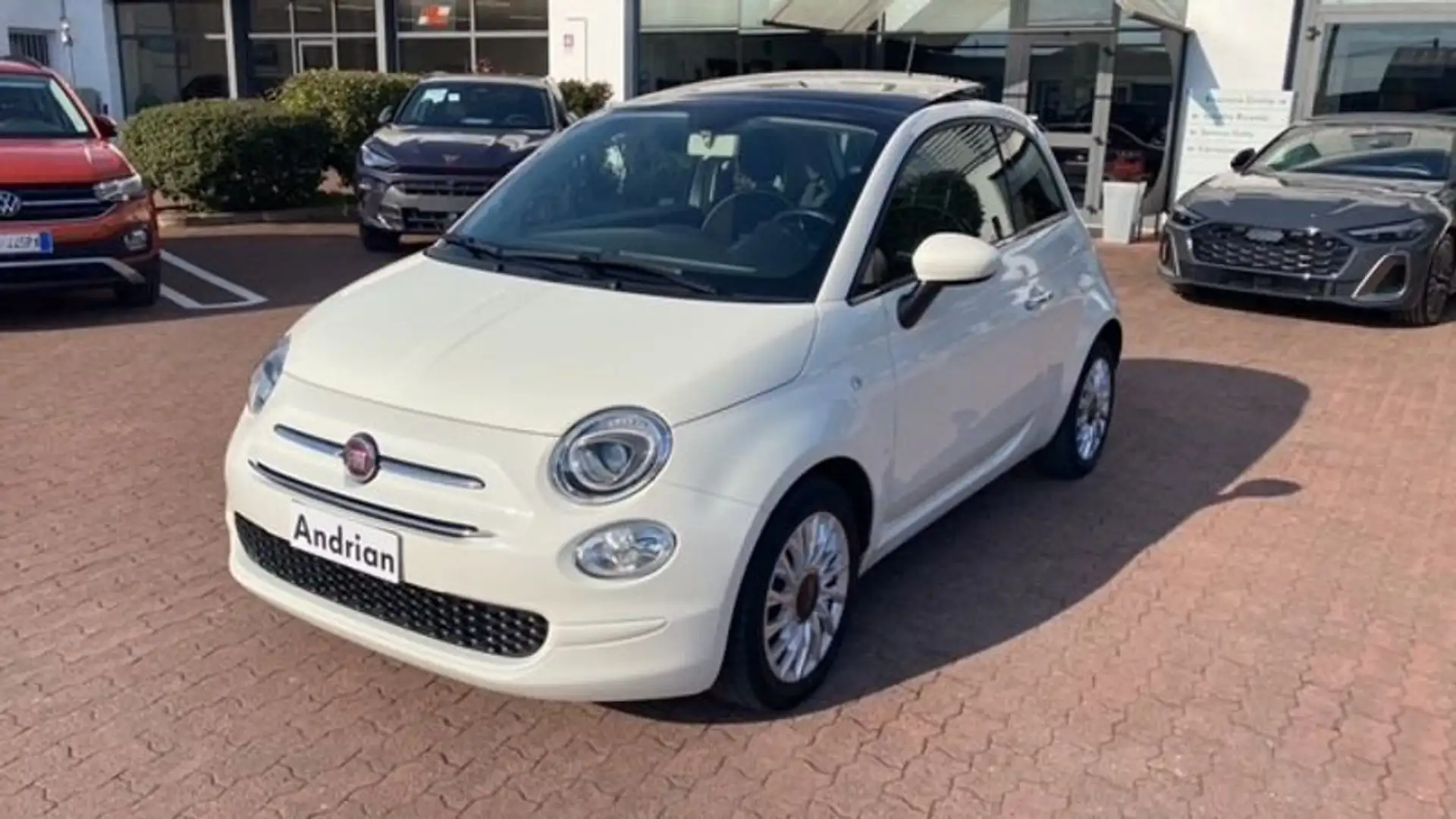 Fiat 500 1.2 Lounge 69CV DUAL LOGIC// 24 MESI DI GARANZIA// Bianco - 1