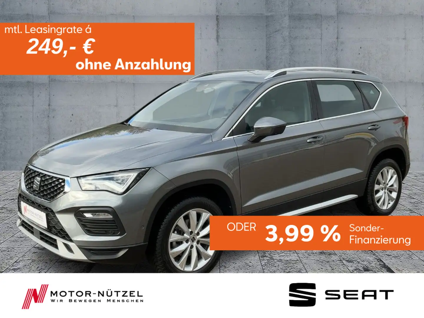 SEAT Ateca 1.5 TSI DSG X-PERIENCE LED+NAV+ACC+SHZ+RFK Grau - 1