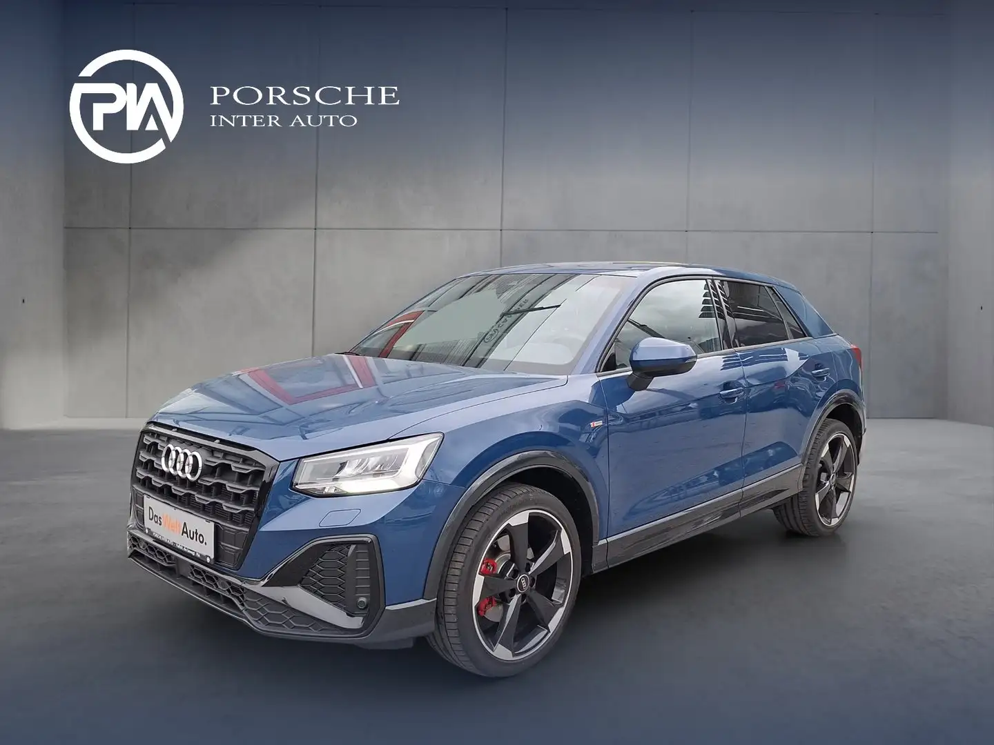 Audi Q2 35 TFSI S line Bleu - 1
