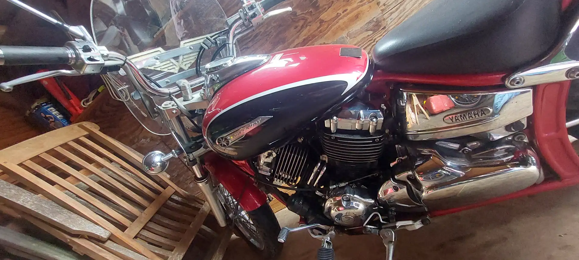 Yamaha XVS 650 Roşu - 2