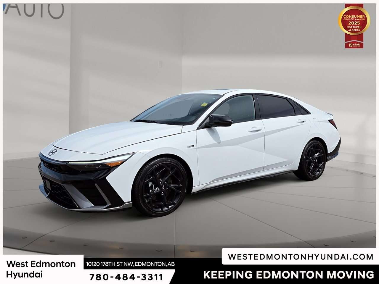 2025 Hyundai Elantra NLINE/LEATHER/SUNROOF/HEATEDSEATS — снимка 1