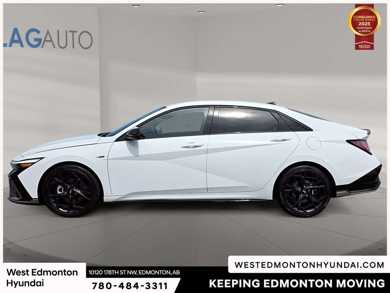 2025 Hyundai Elantra NLINE/LEATHER/SUNROOF/HEATEDSEATS — снимка 1