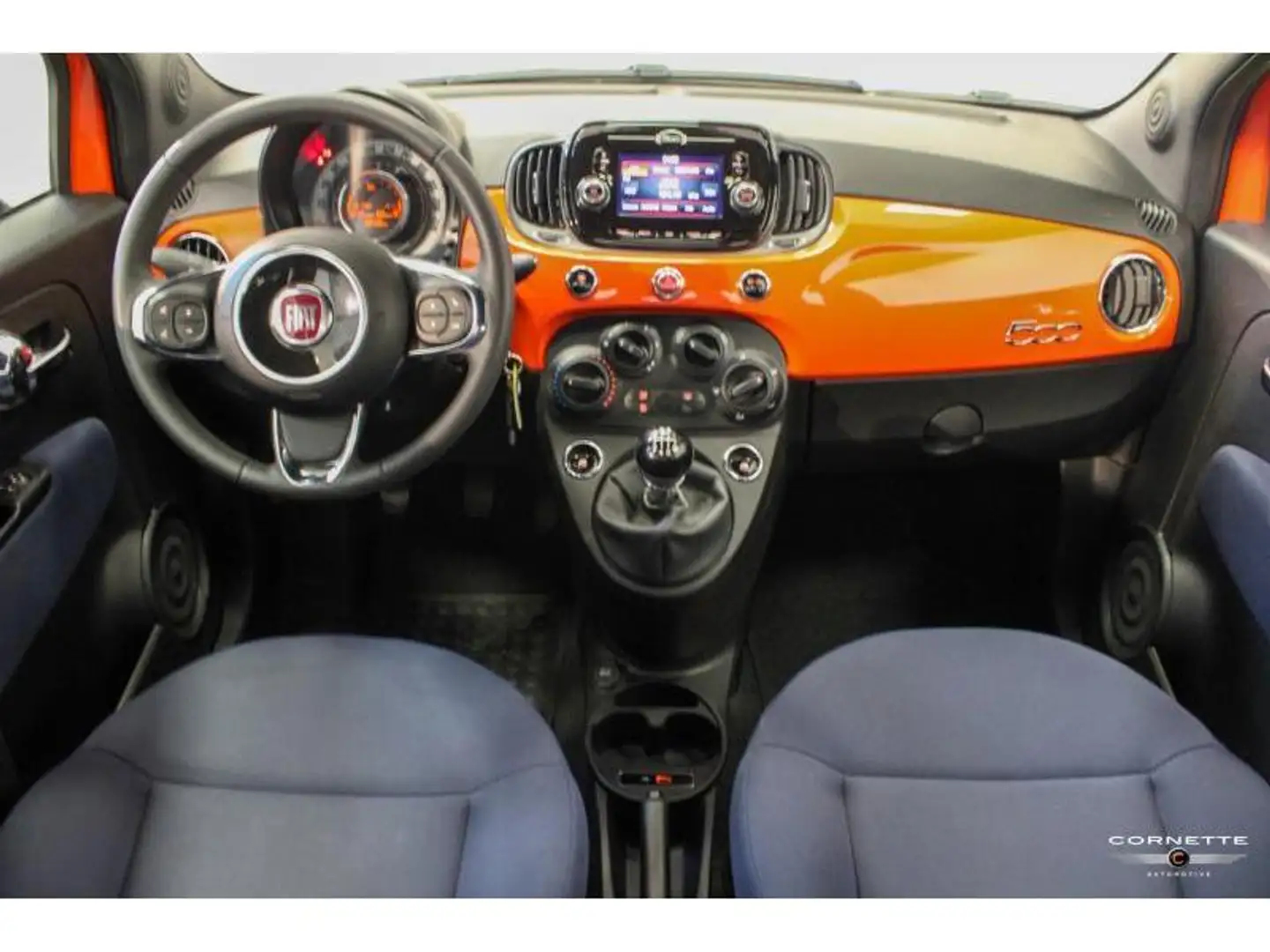 Fiat 500 1.0 HYBRID 70 CULT LIMITED CRUISE CONTROL, SENSORE Oranje - 2