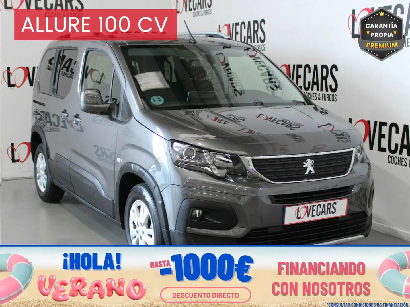 Peugeot Rifter 1.5BlueHDi S&S Standard Allure Pack 100 Gris - 1