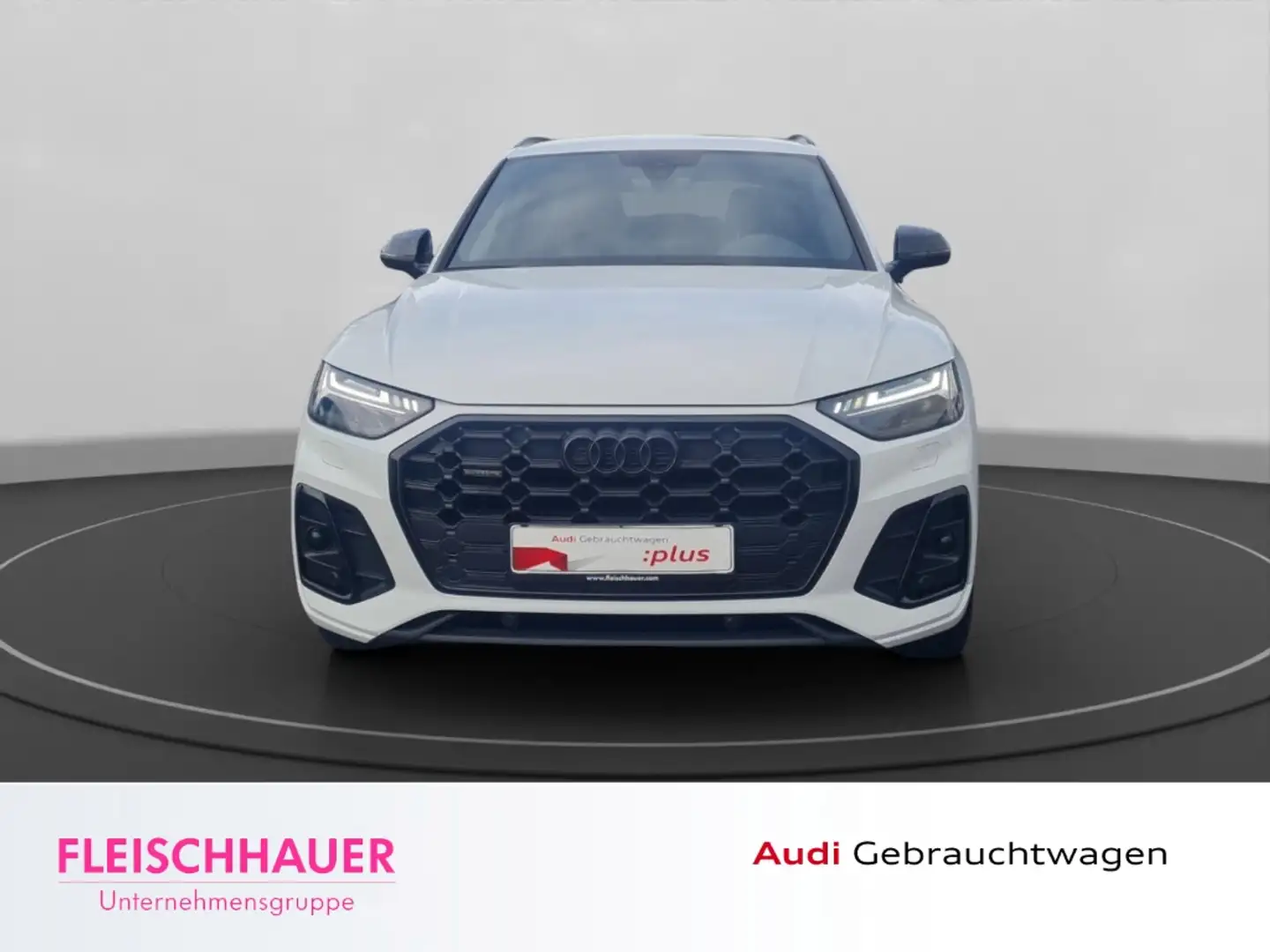Audi Q5 S line 40 TDI quattro Navi+Matrix+ACC+CarPlay+LM21 Weiß - 2