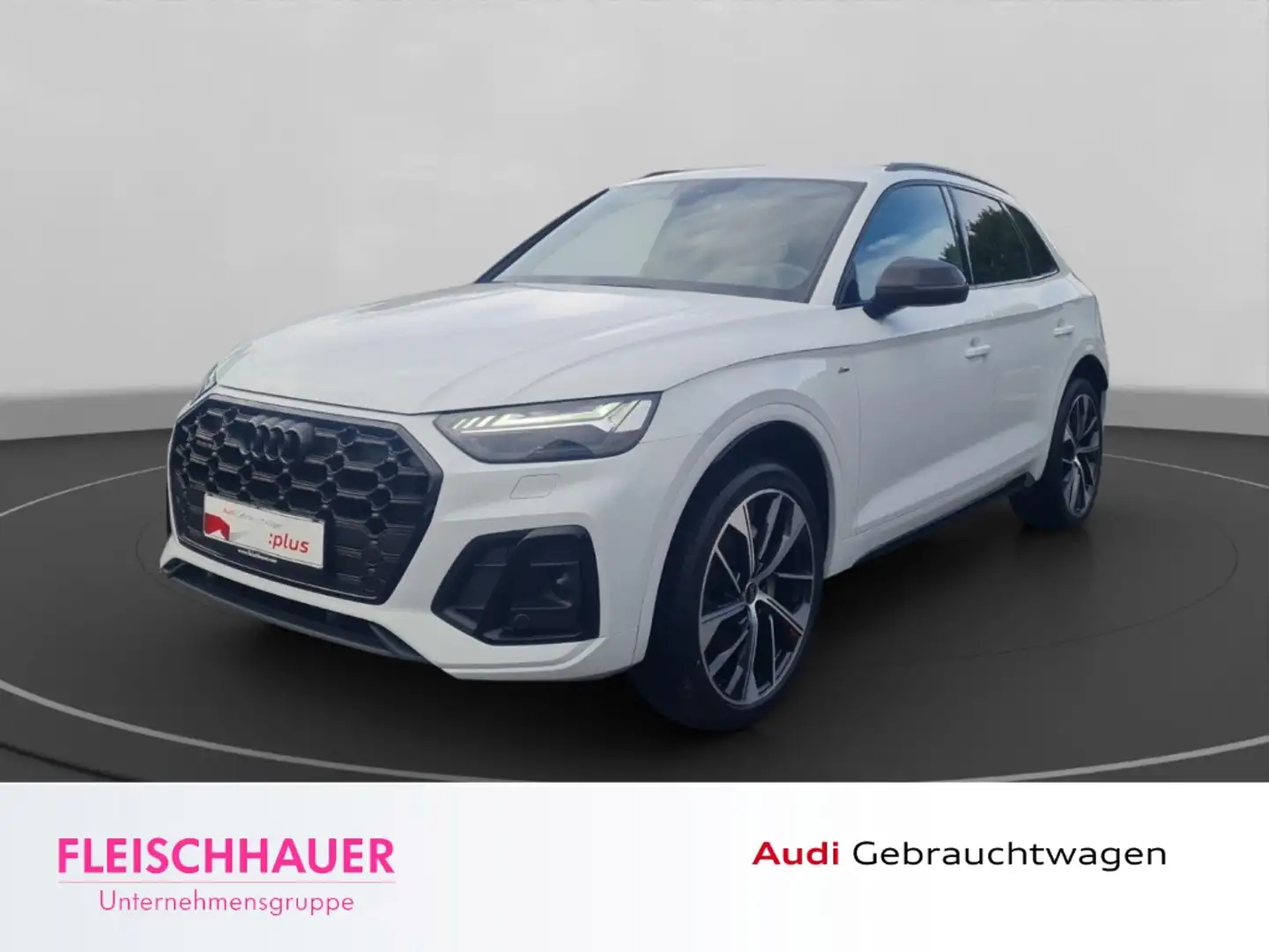 Audi Q5 S line 40 TDI quattro Navi+Matrix+ACC+CarPlay+LM21 Weiß - 1