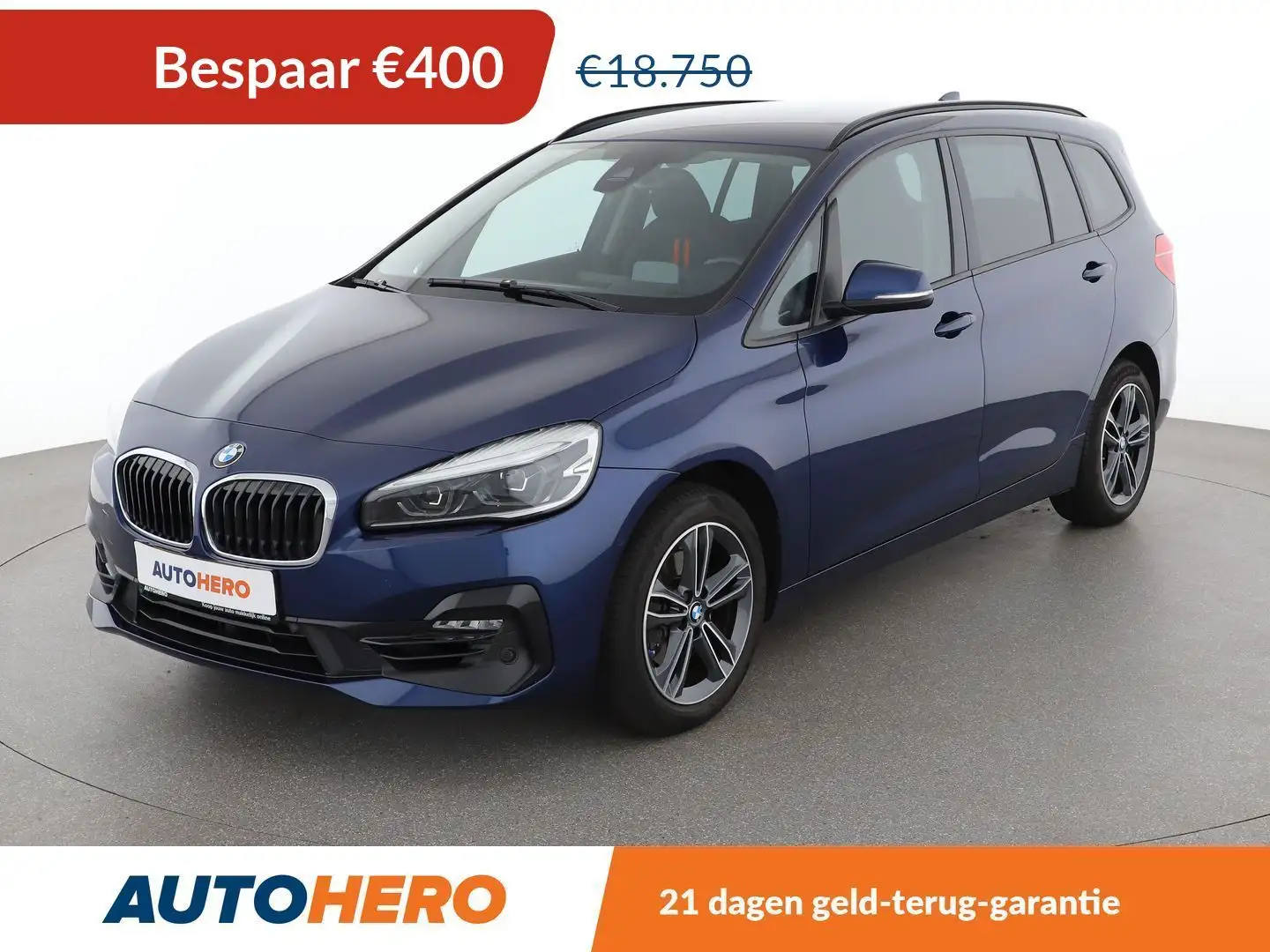 BMW 218 218i Gran Tourer Sport Line Blauw - 1