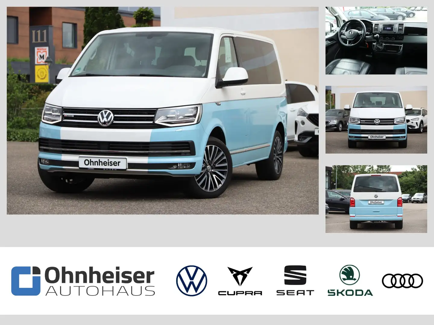 Volkswagen T6 Multivan Gener Six 4Motion AHK*NAVI*Leder Weiß - 1