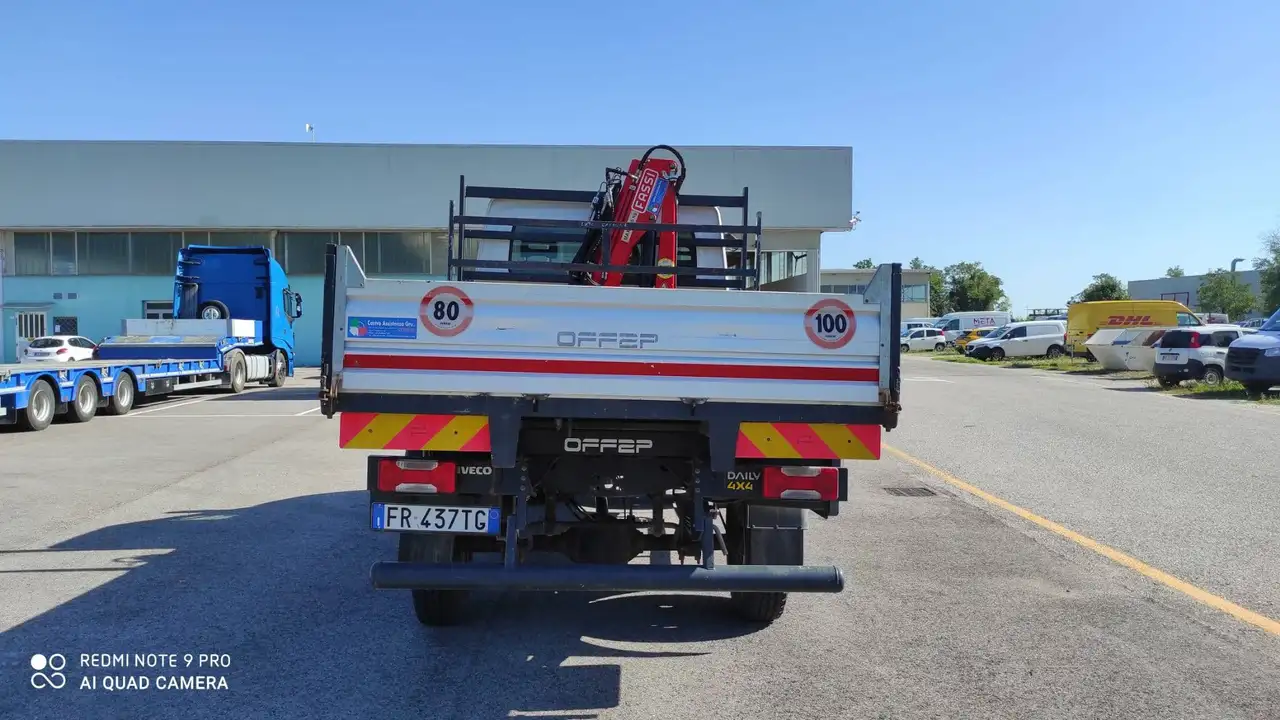 2018 Iveco Daily DAILY CABINATO CASSONE 55S18HW 3400 QUAD-TOR 4X4 RS GRU FASSI - FR437TG, photograph 5