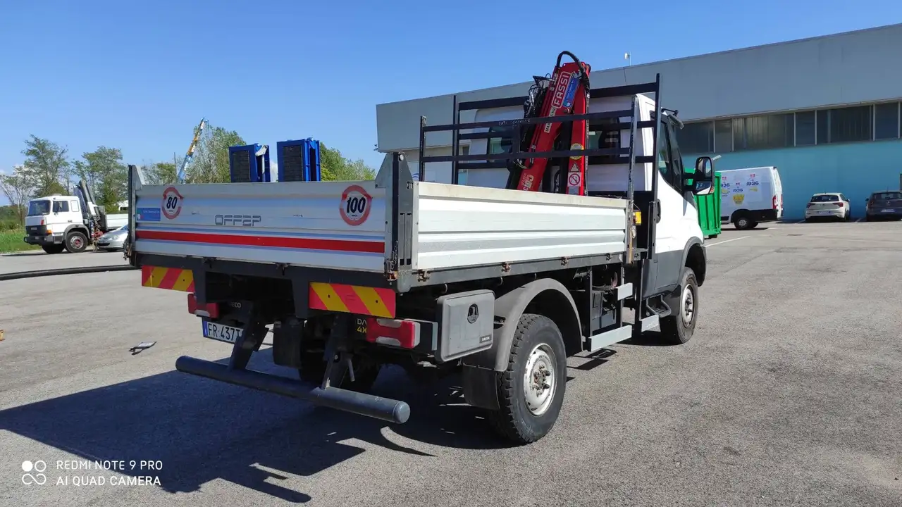 2018 Iveco Daily DAILY CABINATO CASSONE 55S18HW 3400 QUAD-TOR 4X4 RS GRU FASSI - FR437TG, photograph 6