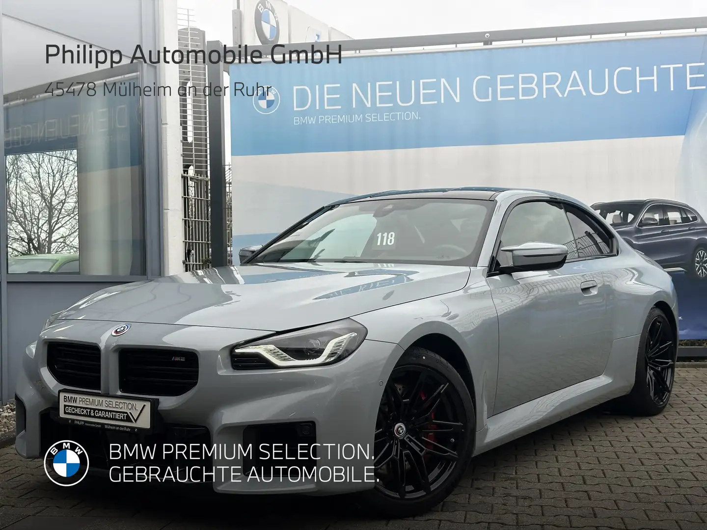 BMW M2 Coupé Sportsitze HUD H&k DAB Shz Carbondach Grijs - 2