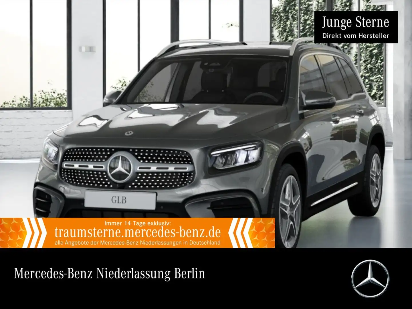 Mercedes-Benz GLB 200 AMG+PANO+AHK+LED+KAMERA+TOTW+KEYLESS+7G Grau - 1