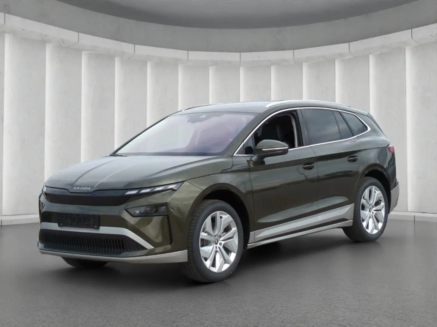 Skoda Enyaq 60*AHK Massage ACC R-Kam Navi 4xSHZ 20* Grün - 2