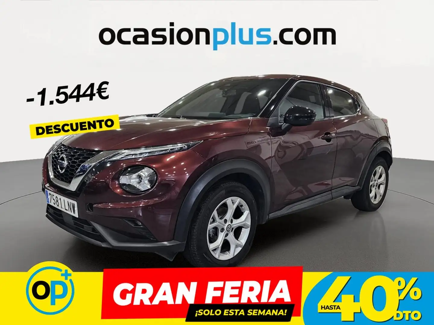 Nissan Juke 1.0 DIG-T N-Connecta 4x2 DCT 7 114 Rojo - 1