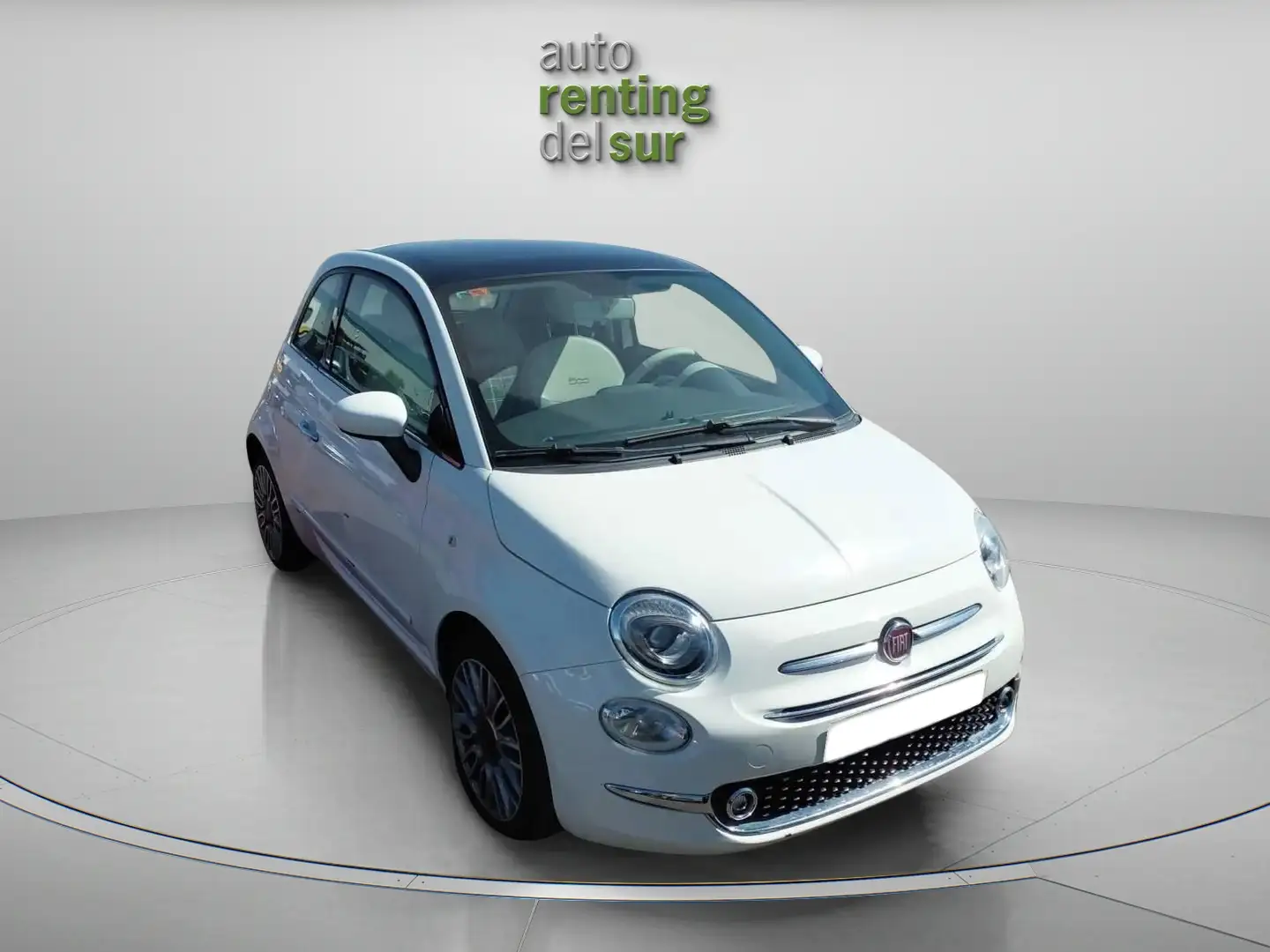 Fiat 500 1.2 Lounge Blanc - 2
