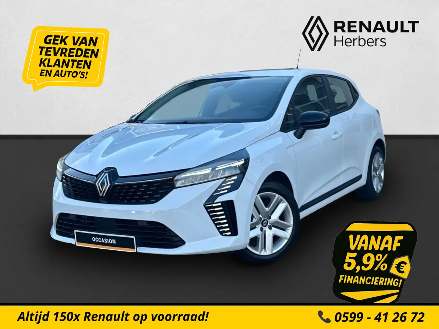 Renault Clio 1.0 TCe 90 GPF evolution ECC / STOELVERWARMING / P Wit - 1