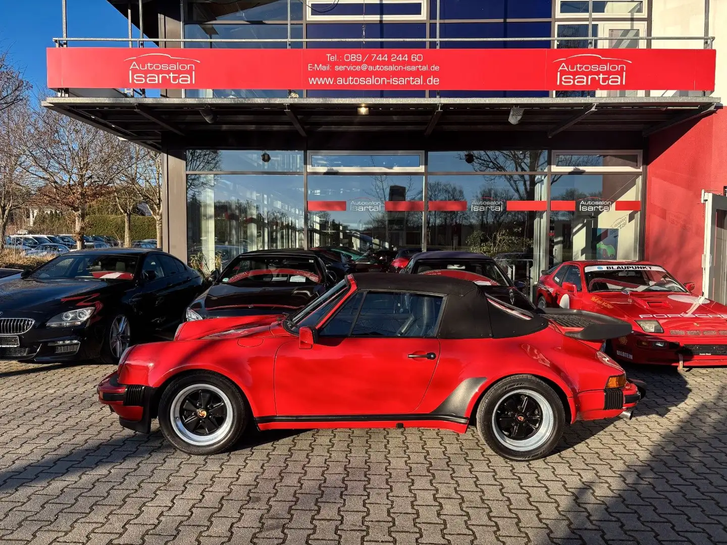 Porsche 911 3.2 Cabrio WTL -Klima - H-Kz. Rot - 1