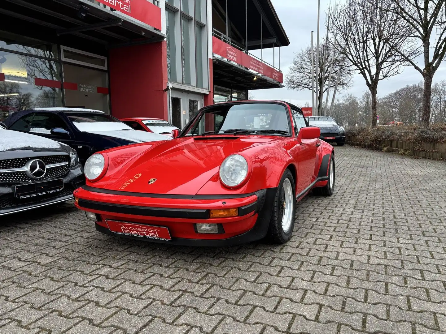 Porsche 911 3.2 Cabrio WTL -Klima - H-Kz. Rood - 2