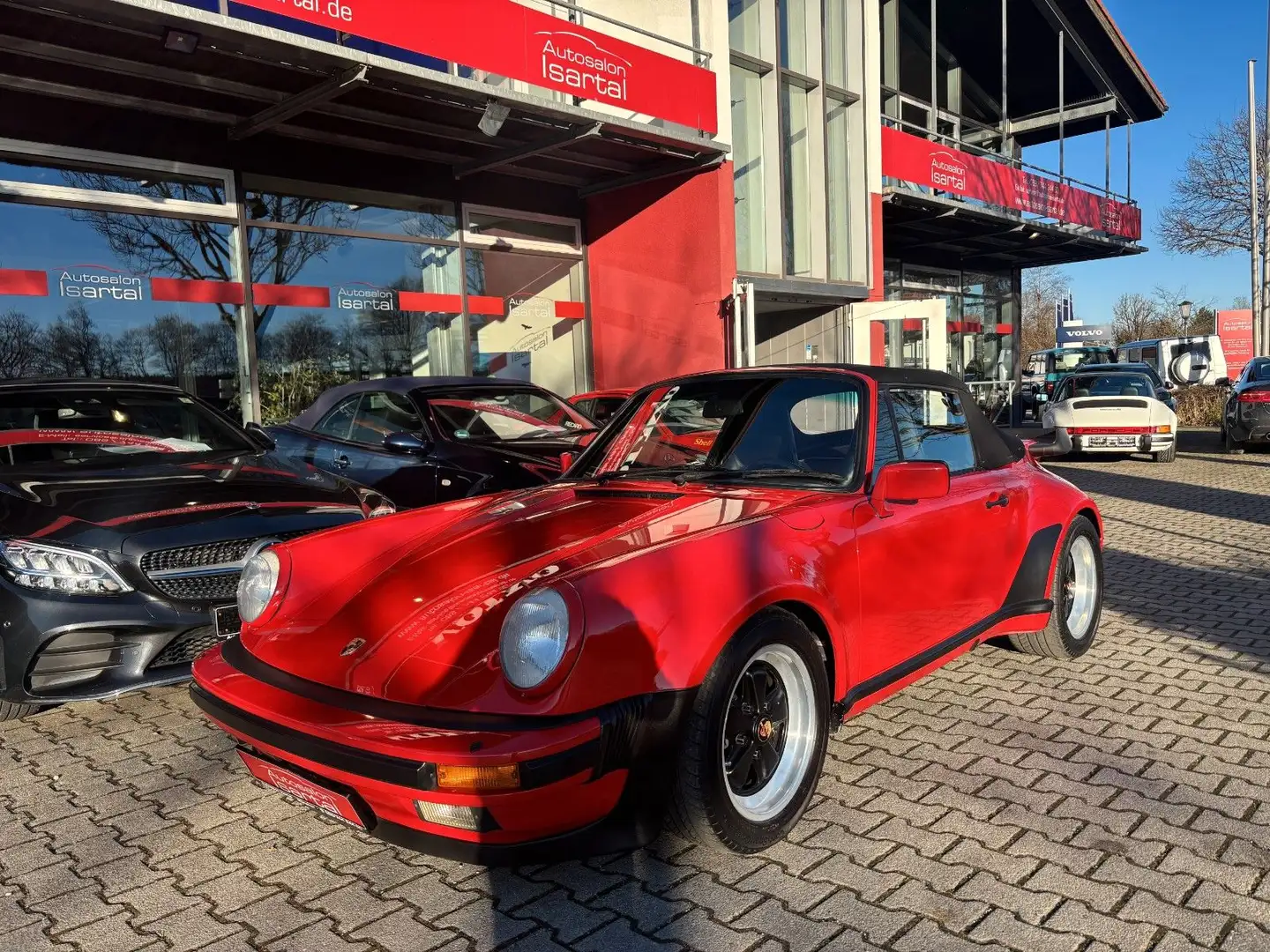 Porsche 911 3.2 Cabrio WTL -Klima - H-Kz. Rot - 2