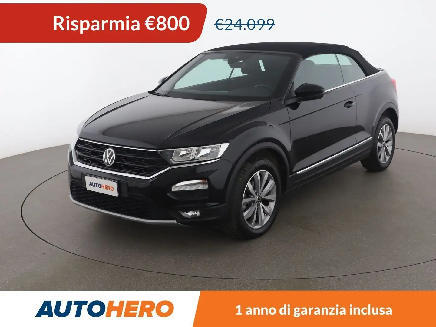 Volkswagen T-Roc 1.5 TSI ACT Style  Cabriolet  DSG Nero - 1