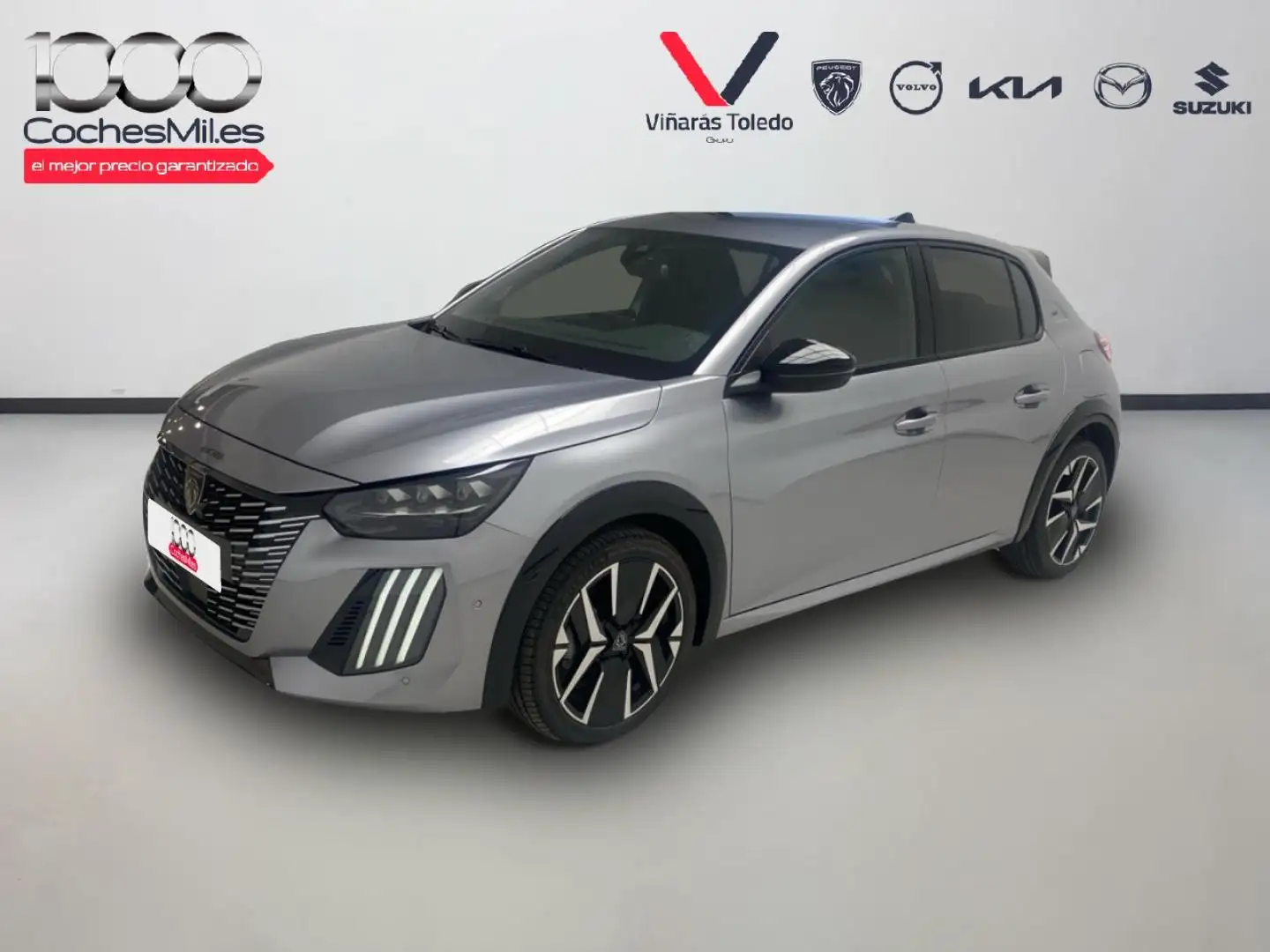 Peugeot 208 GT Puretech 100 Gris - 1
