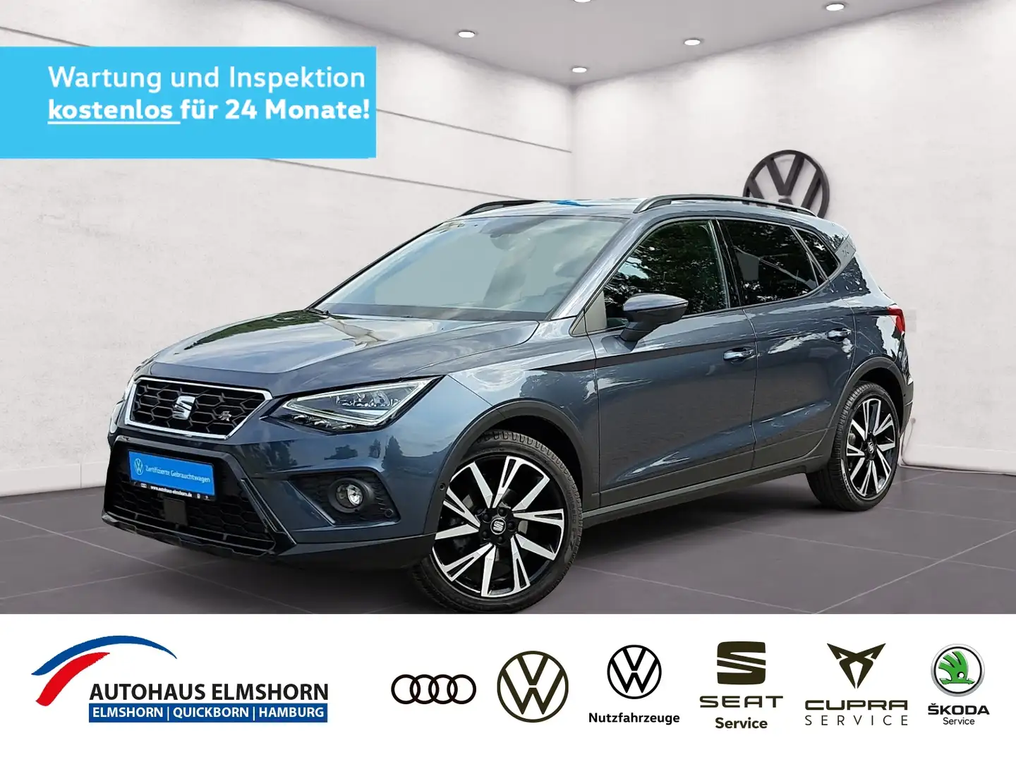 SEAT Arona FR 1.0 TSI NAV LED KAM ACC 18" PDC SHZ Grau - 1