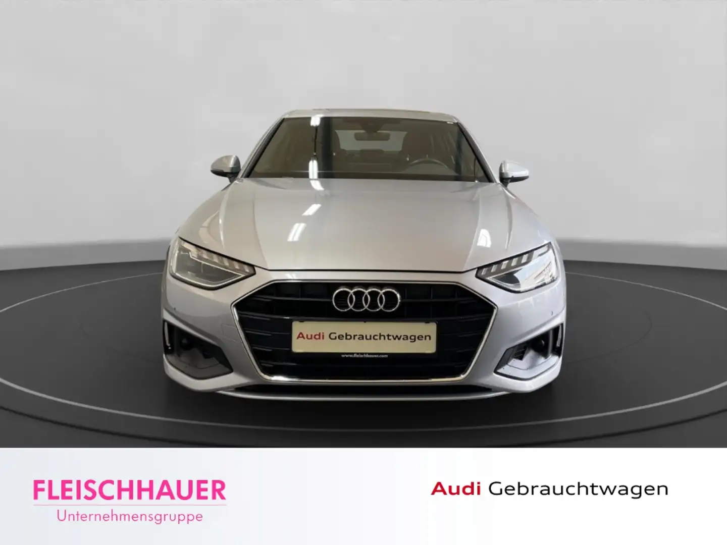 Audi A4 Limousine 35 TDI LED ACC Leder Navi Tempomat Argent - 2