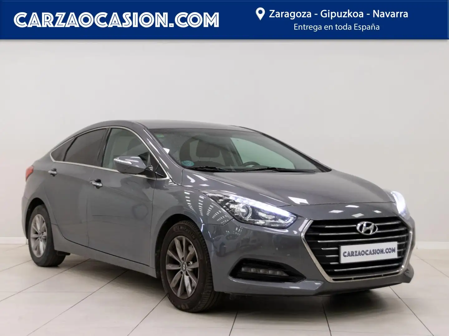 Hyundai i40 1.7 CRDi 141cv BlueDrive Tecno DCT Gris - 1
