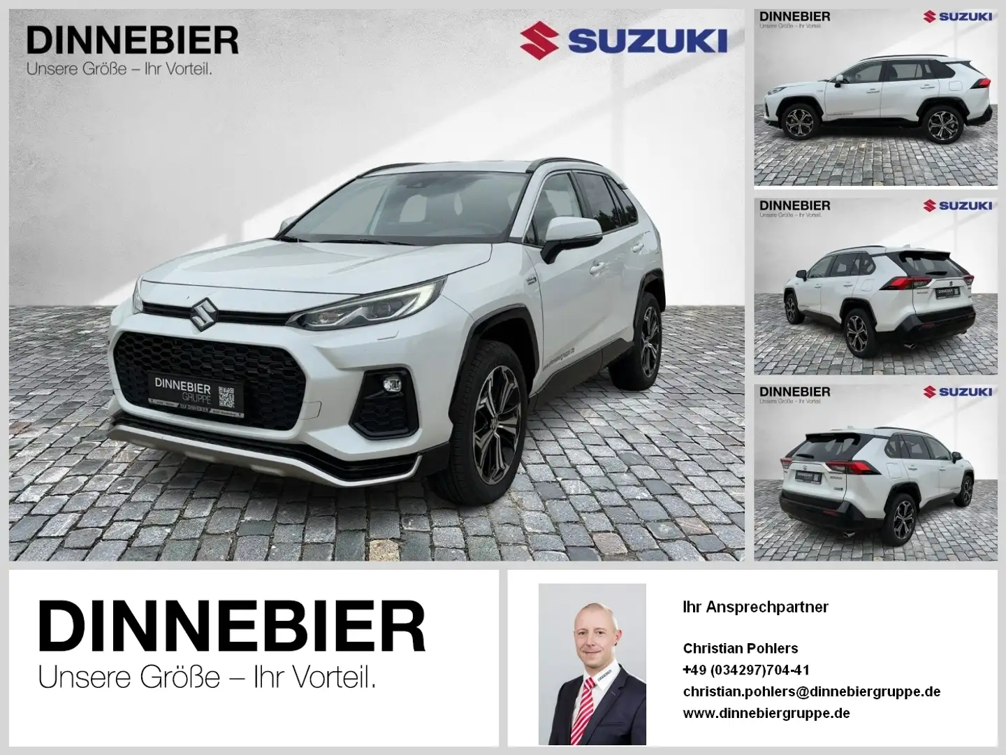 Suzuki Across PLUG-IN HYBRID COMFORT+ 4xSHZ FLA SpurH Weiß - 1