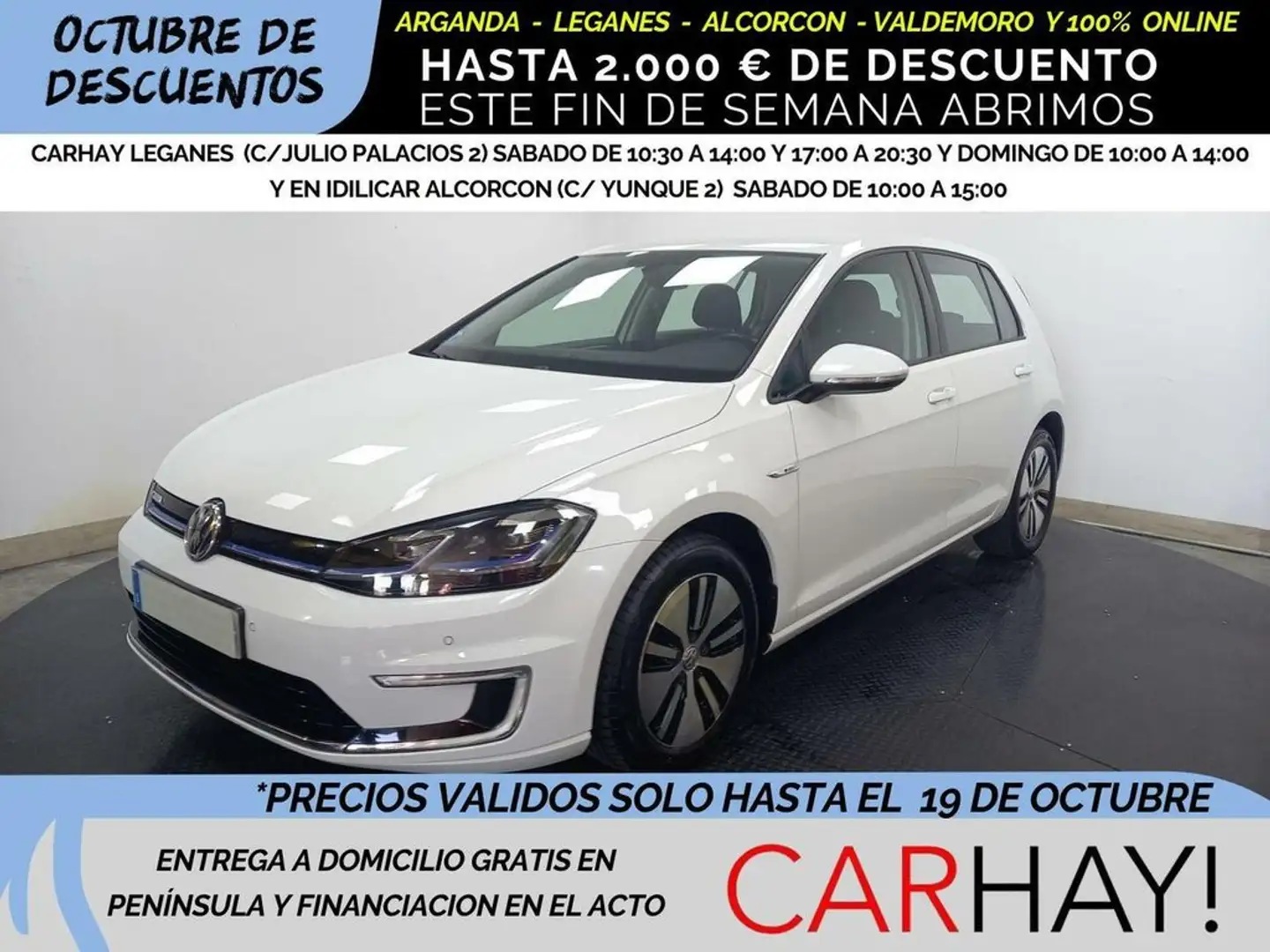 Volkswagen Golf E- 100KW 136CV MT1 Weiß - 1