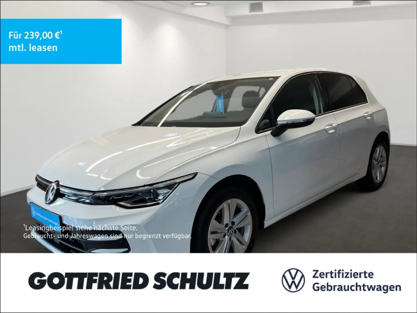 Volkswagen Golf VIII Lim. 1.5 eTSI DSG Navi Sitzheizung APP-Connec Wit - 1