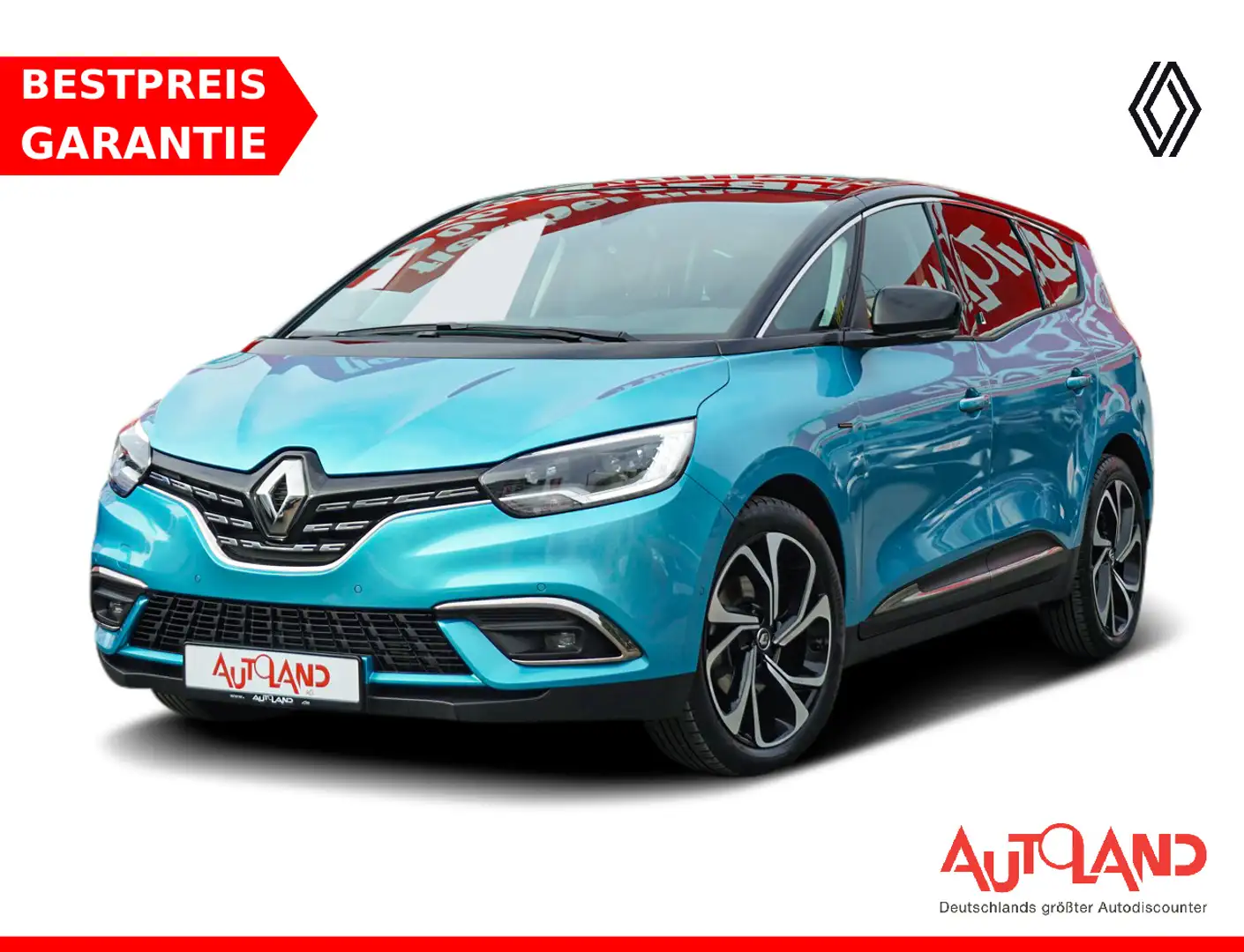 Renault Grand Scenic 1.3 TCE Black Edition LED ACC AHK Bleu - 1